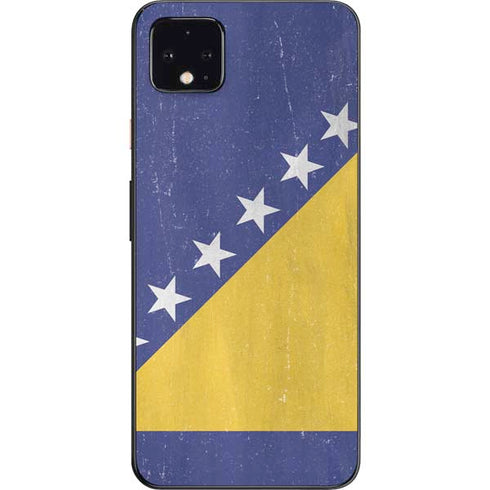 Bosnia and Herzegovina Flag Distressed Google Pixel 4 XL Skin